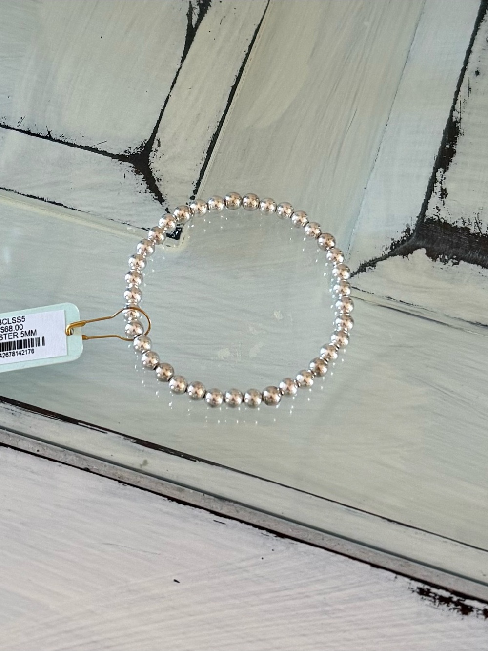 enewton Classic Sterling 5mm Bead Bracelet Silver NWT